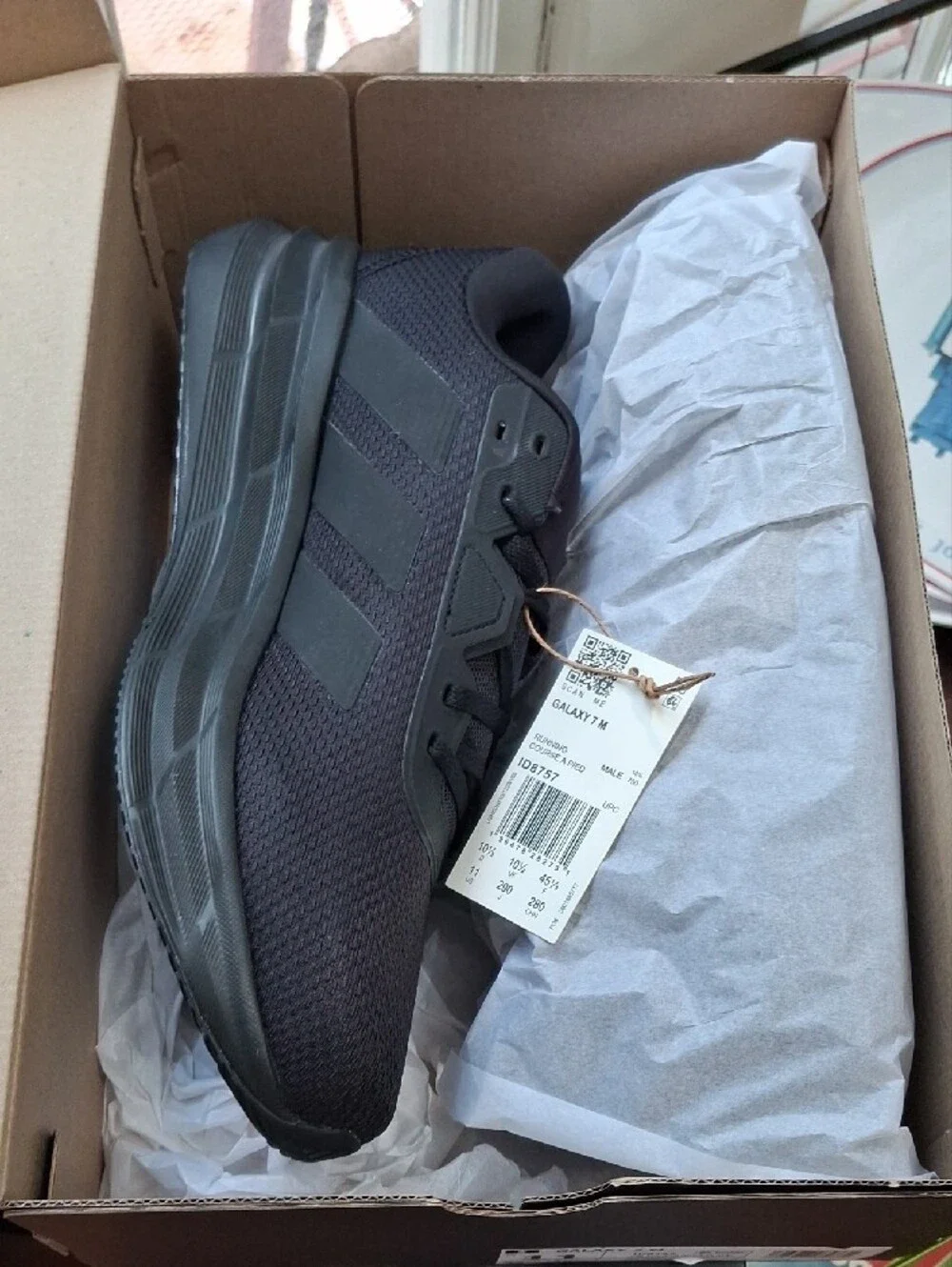 adidas Men’s Black Athletic Running Sneakers